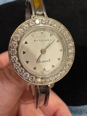 Bulgari B.zero1 Stainless Diamond Bracelet Watch